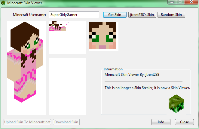 Minecraft Skin Viewer Jtrent238 The Official Site